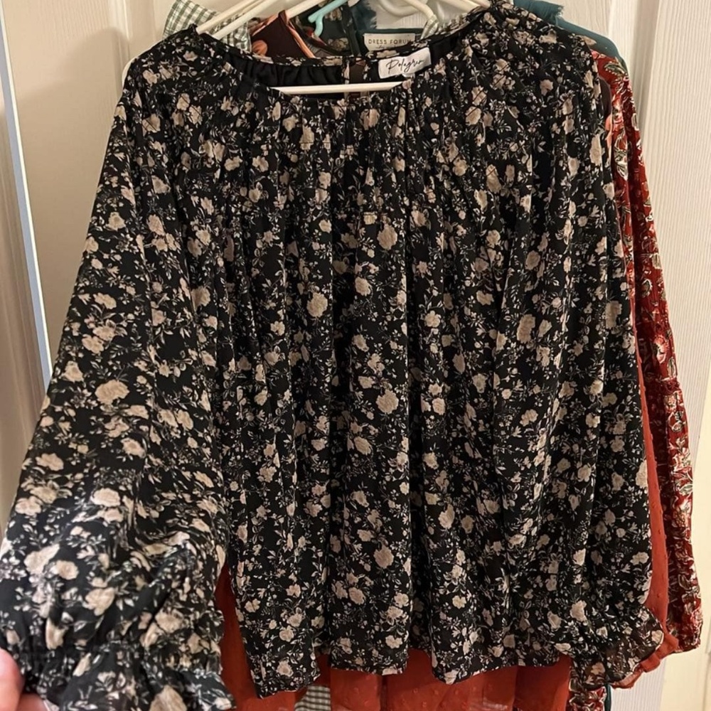 Main Street exchange blouse
